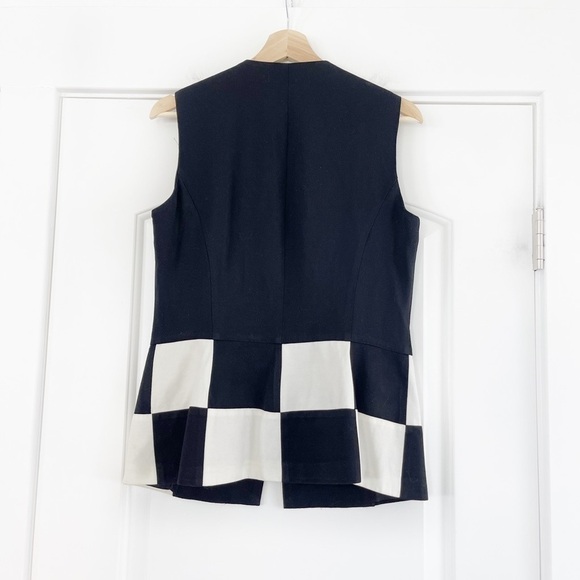 Vintage Virgo II Checker Detail Vest/Top - 10 - Picture 4 of 5